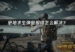 绝地求生弹窗报错怎么解决？