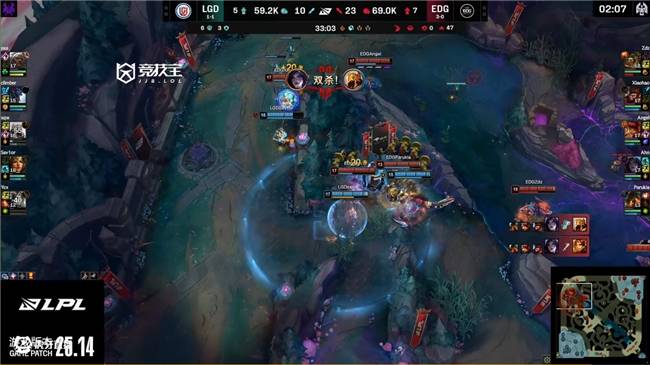LOL-LPL：ahn卡莎天神下凡豪取(qǔ)四(sì)杀 EDG2-0轻取(qǔ)LGD