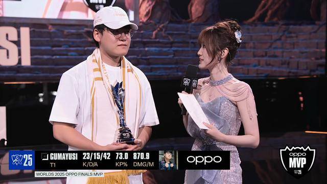 S15全(quán)球(qiú)总决賽(sài)：T1奪(duó)得S15冠军，Gumayusi斩獲(huò)全(quán)球(qiú)总决賽(sài)FMVP